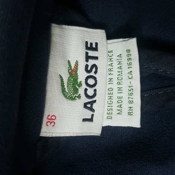 Lacoste Navy Knit Jacket/Blazer - Picture 7 of 14